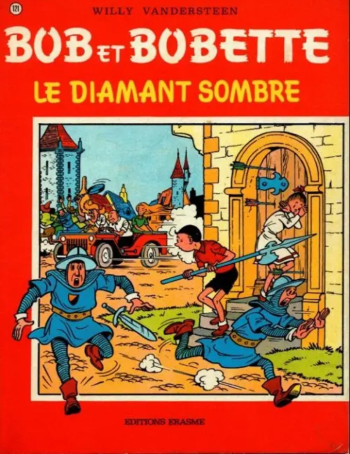 Couverture de l'album Bob et Bobette Tome 121 Le diamant sombre
