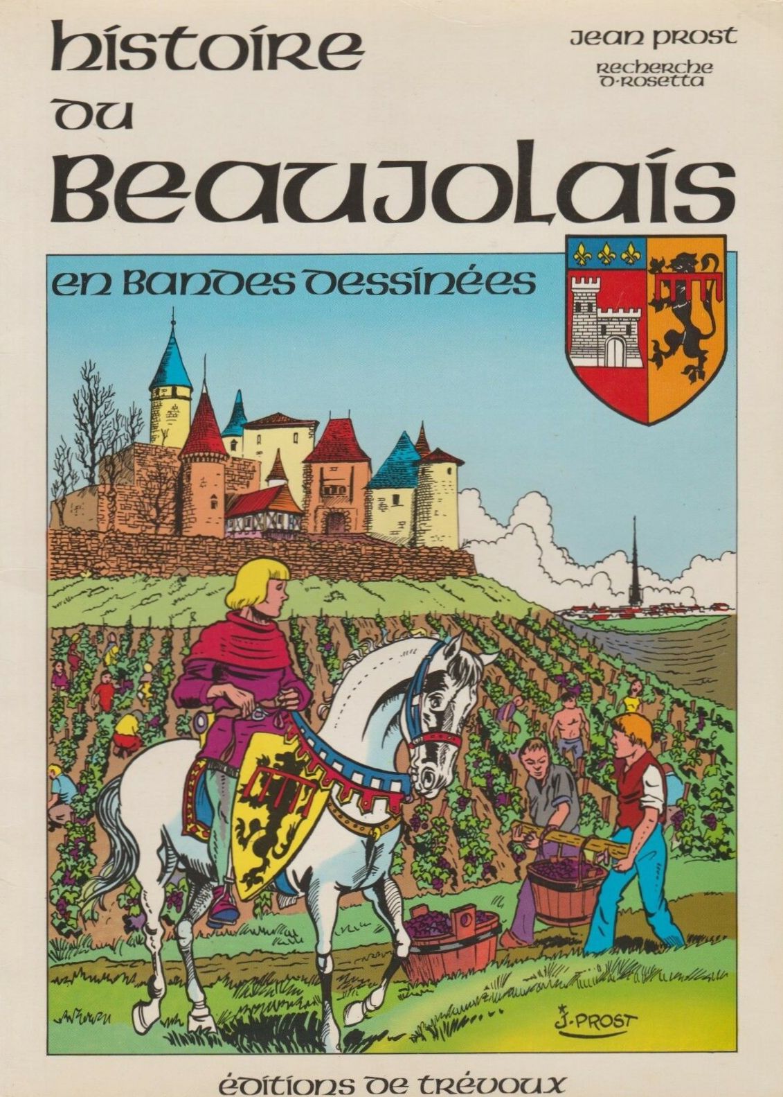 Couverture de l'album Histoire du Beaujolais en Bandes Dessinées
