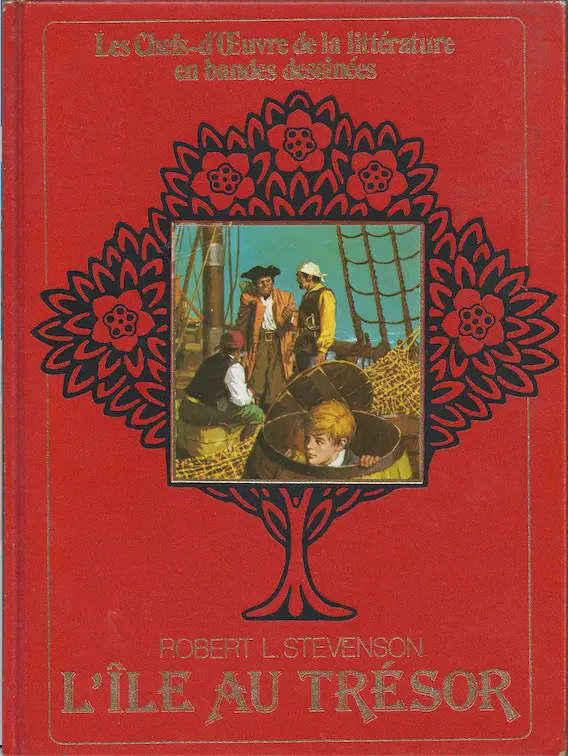 Couverture de l'album Les chefs-d'Œuvre de la littérature en bandes dessinées Tome 2 L'île au trésor
