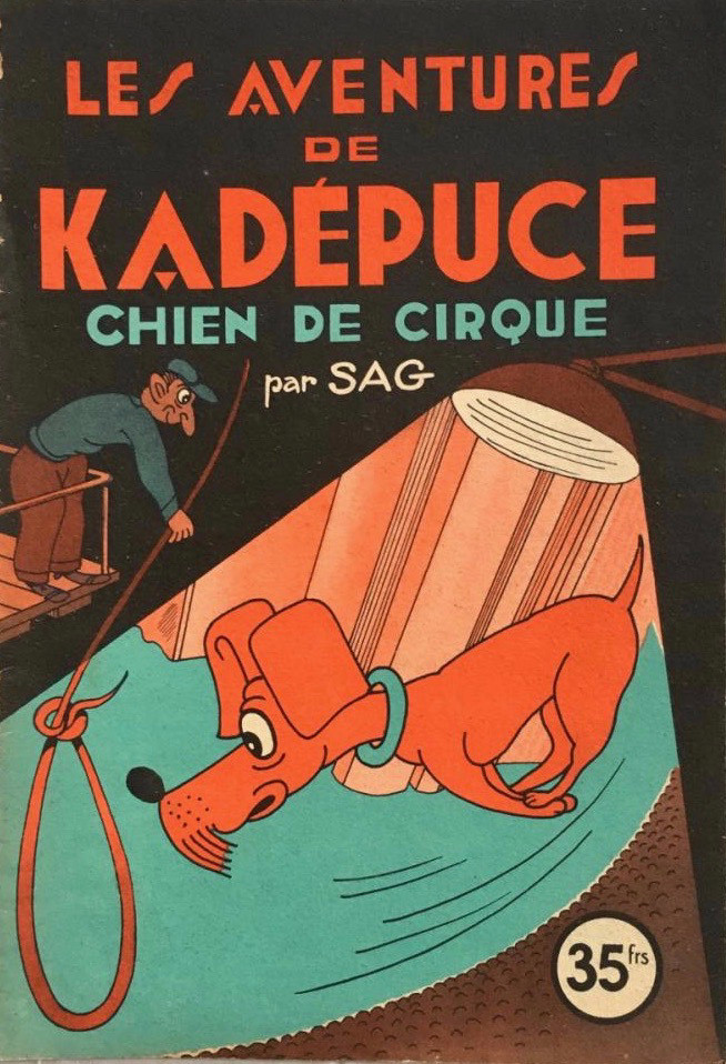 Couverture de l'album Kadépuce chien de cirque Tome 1 Les aventures de Kadépuce