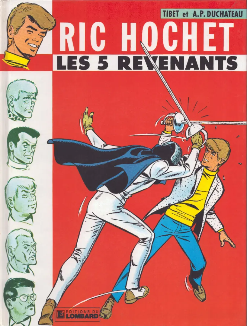 Couverture de l'album Ric Hochet Tome 10 Les 5 revenants