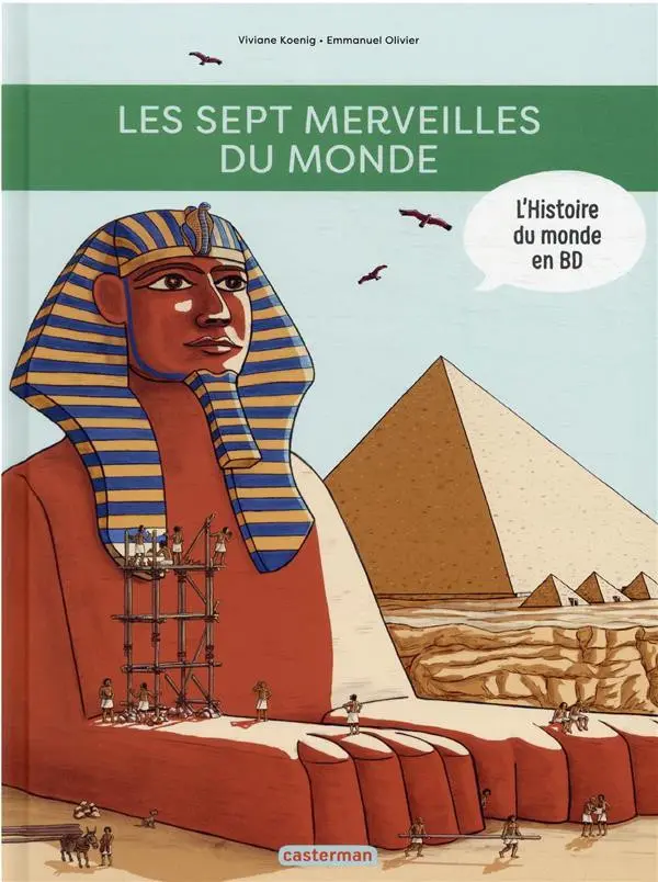 Couverture de l'album L'Histoire du monde en BD Tome 5 Les sept merveilles du monde