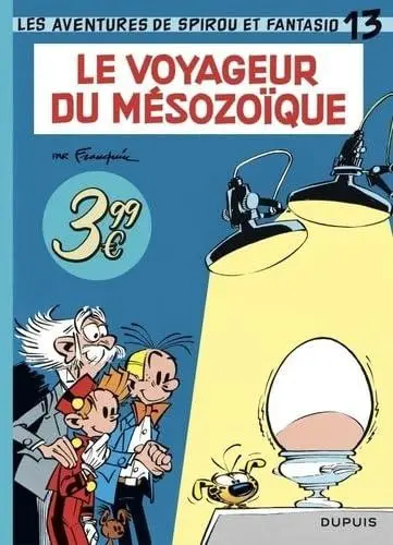 Couverture de l'album Spirou et Fantasio Tome 13 Le voyageur du mésozoïque