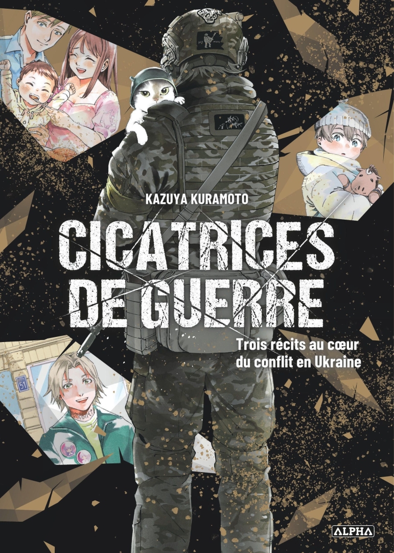 Couverture de l'album Cicatrices de guerre Trois récits au coeur du conflit en Ukraine