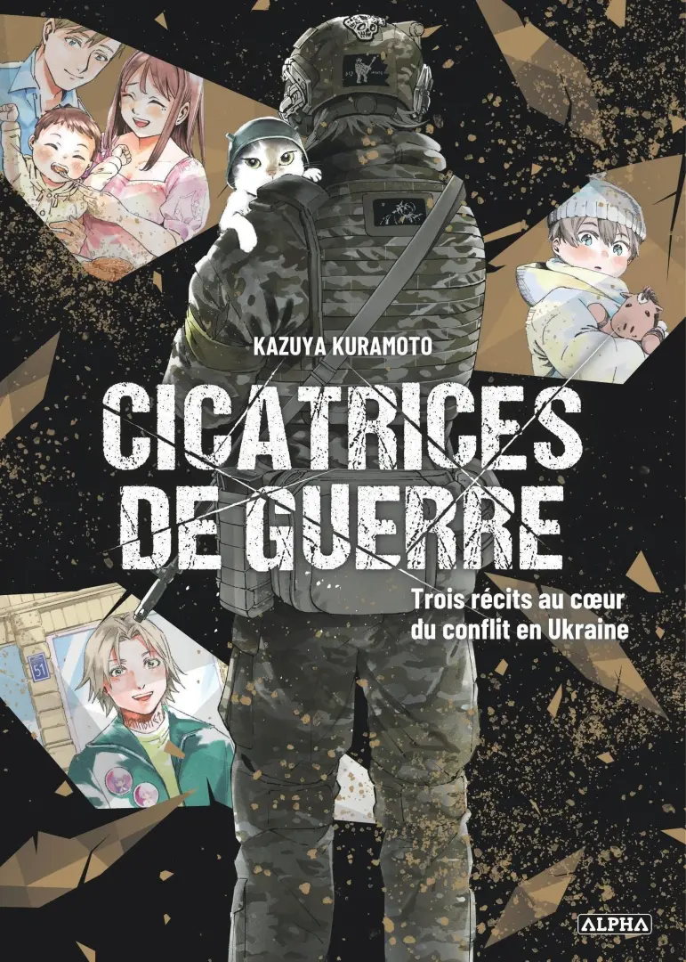 Couverture de l'album Cicatrices de guerre Trois récits au coeur du conflit en Ukraine