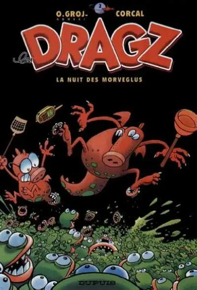 Couverture de l'album Les Dragz Tome 2 La nuit des Morveglus