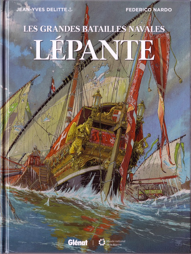 Couverture de l'album Les grandes batailles navales Tome 5 Lépante