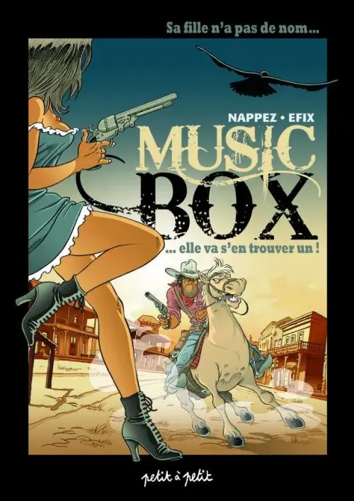 Couverture de l'album Music box Sa fille n'a pas de nom ... elle va s'en trouver un !