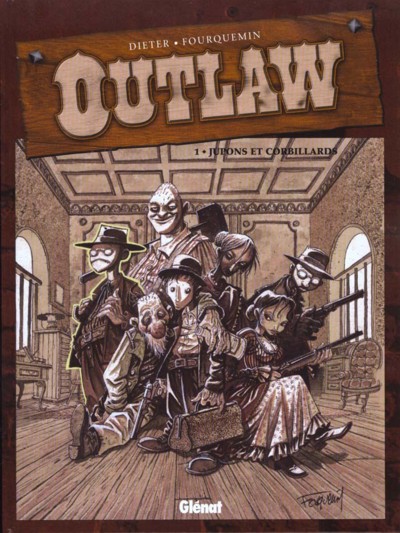 Couverture de l'album Outlaw Tome 1 Jupons et corbillards