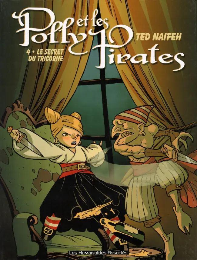 Couverture de l'album Polly et les Pirates Tome 4 Le secret du Tricorne