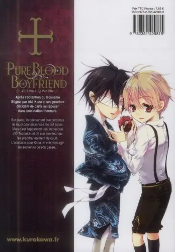 Verso de l'album Pure Blood Boyfriend - He's my only vampire 5