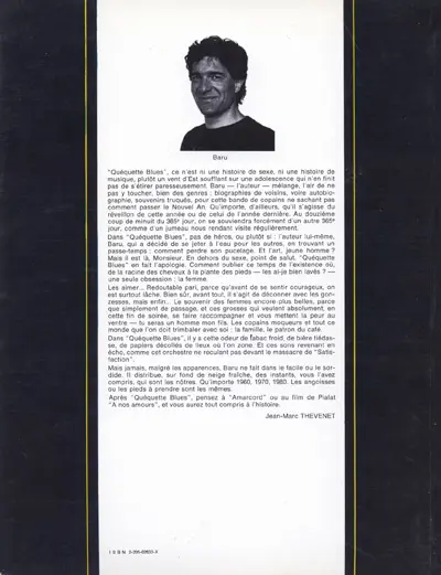 Verso de l'album Quéquette blues Tome 1 Part ouane