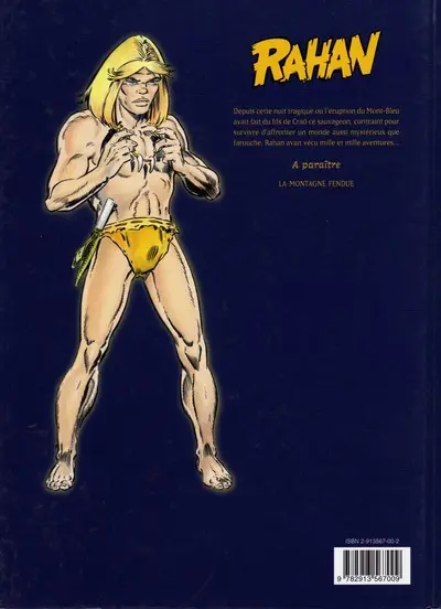 Verso de l'album Rahan Tome 1 Le mariage de Rahan