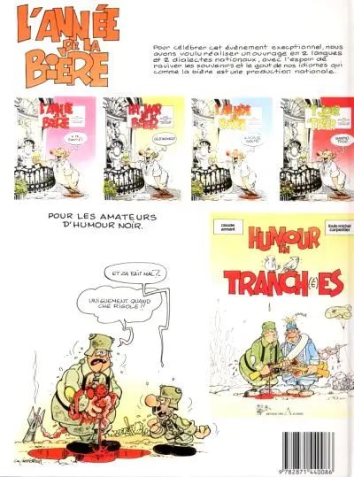 Verso de l'album L'Année de la bière Tome 1 À ta santé ! ...