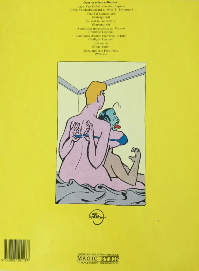 Verso de l'album Serre-moi fort, Fred Fallo !