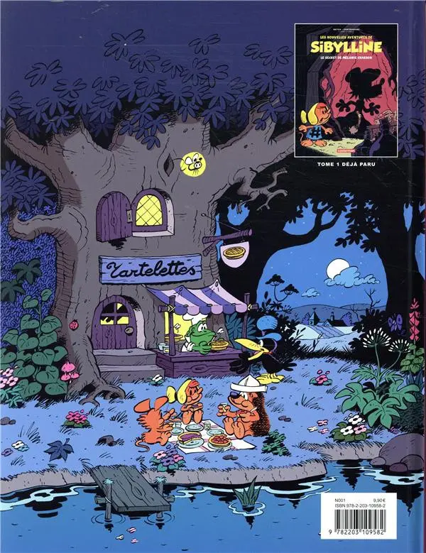 Verso de l'album Les nouvelles aventures de Sibylline Tome 2 Le vampire de la lune rousse