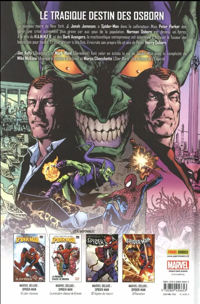 Verso de l'album Spider-Man - Un jour nouveau Tome 5 Au nom du fils