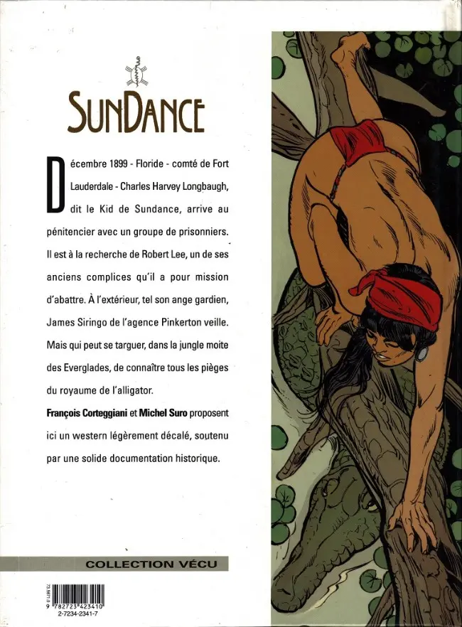 Verso de l'album Sundance Tome 3 Le royaume de l'alligator