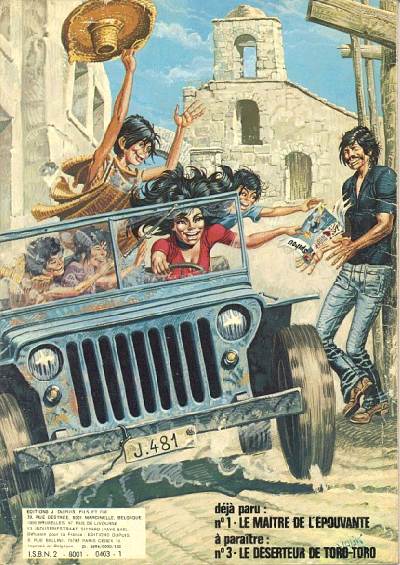 Verso de l'album Archie Cash Tome 2 Le carnaval des zombies