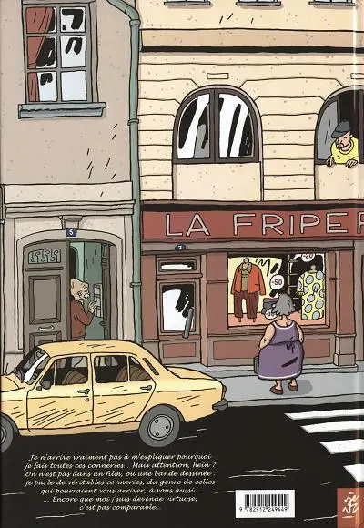 Verso de l'album Tante Lydie et moi