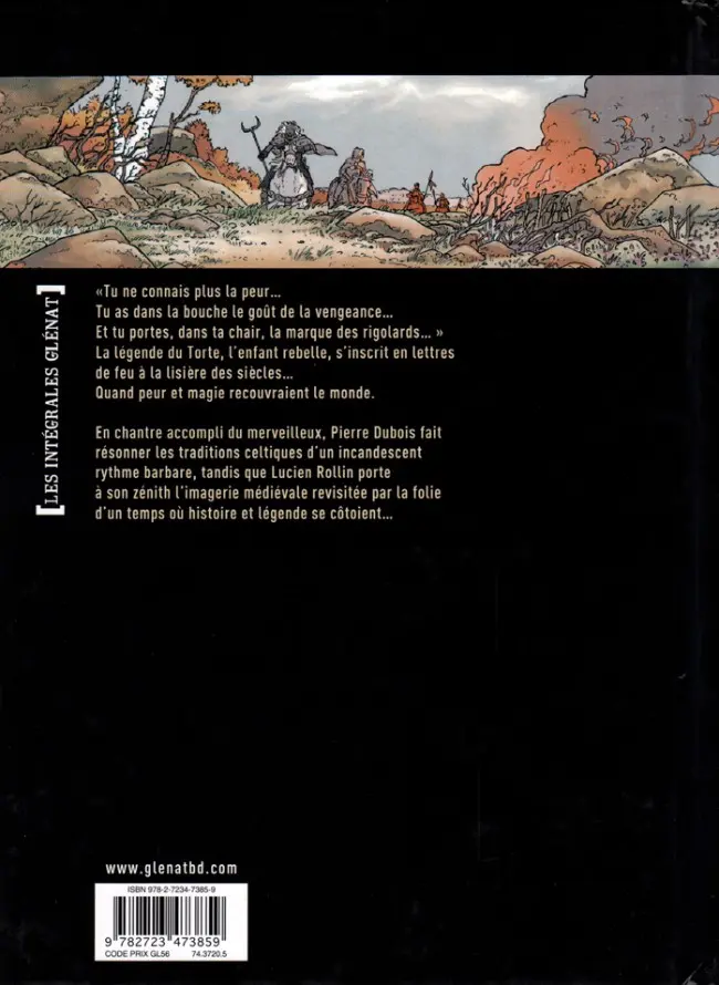 Verso de l'album Le Torte