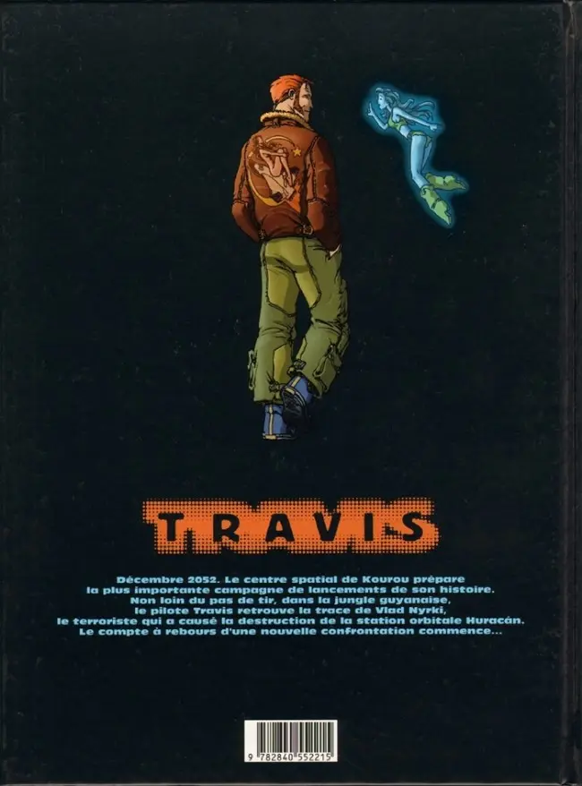 Verso de l'album Travis Tome 2 Opération Minotaure