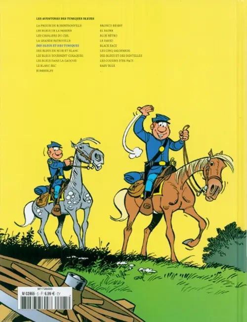 Verso de l'album Les Tuniques Bleues La Collection (Dupuis) Tome 10 Des bleus et des tuniques