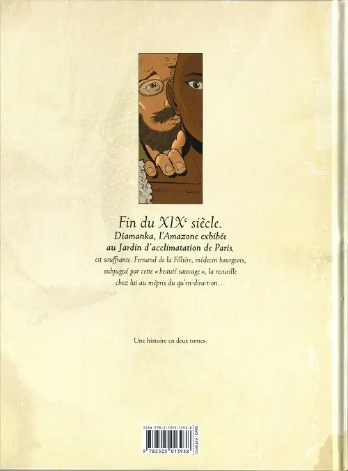 Verso de l'album La Vénus du Dahomey Tome 2 Le dernier combat