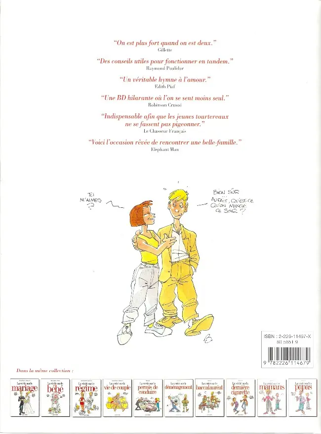 Verso de l'album La Vérité sur... Tome 3 La vie de couple