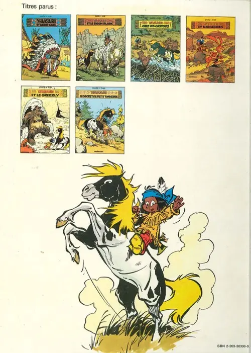 Verso de l'album Yakari Tome 6 Le secret de Petit Tonnerre