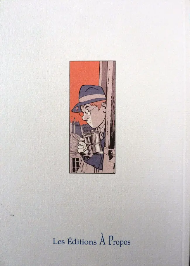 Verso de l'album À Propos Tome 8 À Propos de Jérôme K. Jérôme Bloche