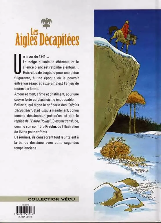 Verso de l'album Les Aigles décapitées Tome 2 L'héritier sans nom