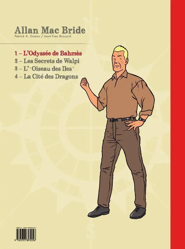 Verso de l'album Allan Mac Bride Tome 1 L'odyssée de Bahmès
