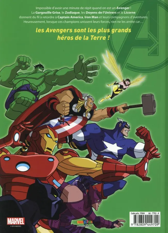 Verso de l'album The Avengers Tome 2 L'union fait la force