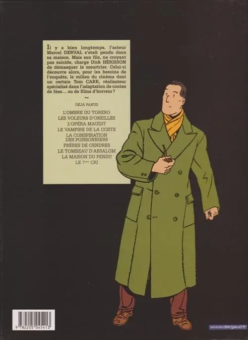Verso de l'album Dick Hérisson Tome 8 La maison du pendu