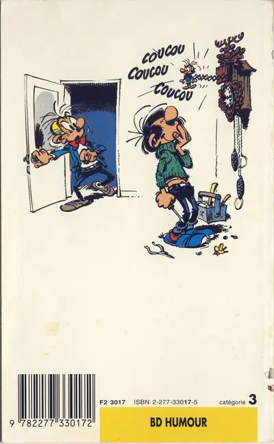 Verso de l'album Gaston Tome 1 Gala de gaffes
