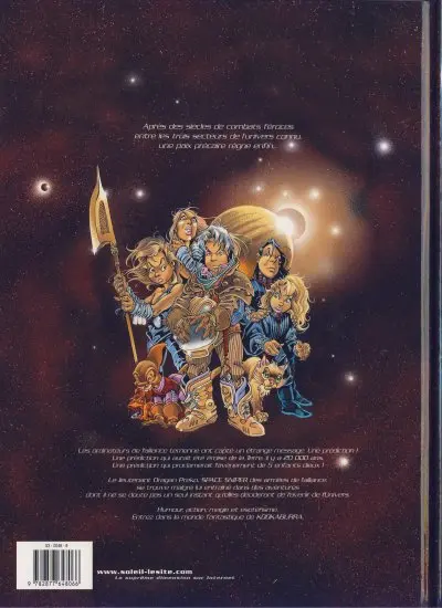 Verso de l'album Kookaburra Tome 3 Projet Equinoxe