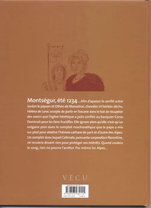 Verso de l'album Mémoire de Cendres Tome 7 Calimala