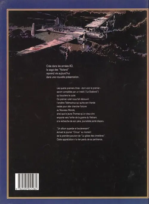 Verso de l'album Thomas Noland Tome 1 La glaise des cimetières