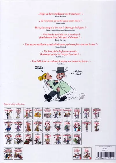 Verso de l'album La Vérité sur... Tome 1 Le mariage