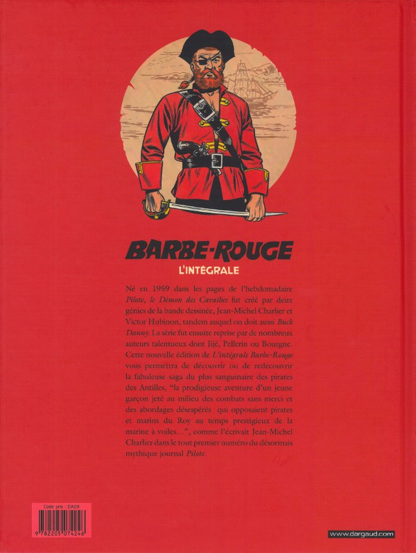 Verso de l'album Barbe-Rouge L'intégrale (Nouvelle édition) Tome 6 La captive des mores