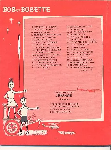 Verso de l'album Bob et Bobette Tome 41 Le poignard d'or