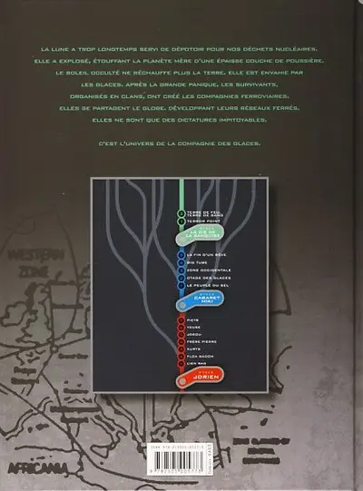 Verso de l'album La Compagnie des glaces Tome 14 La Compagnie de la banquise - Terre de feu, Terre de sang