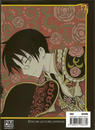 Verso de l'album XXX Holic 11