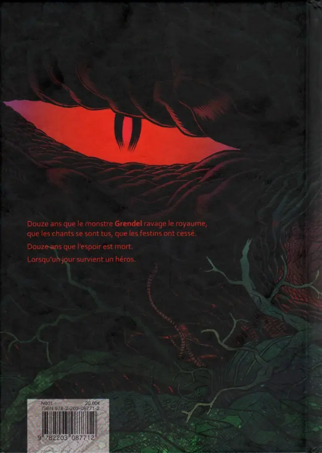 Verso de l'album Beowulf