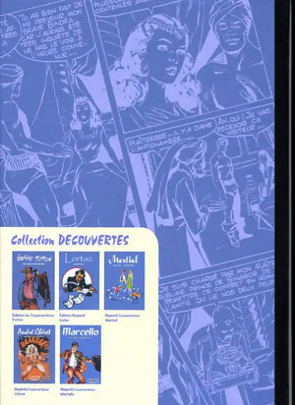Verso de l'album Découvertes Marcello Carlo