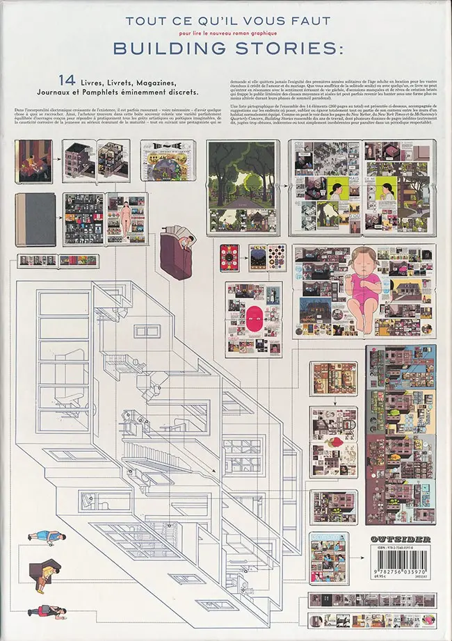Verso de l'album Building Stories
