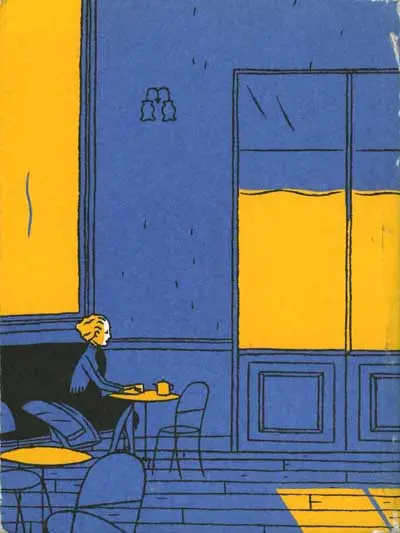 Verso de l'album Le Café du voyageur
