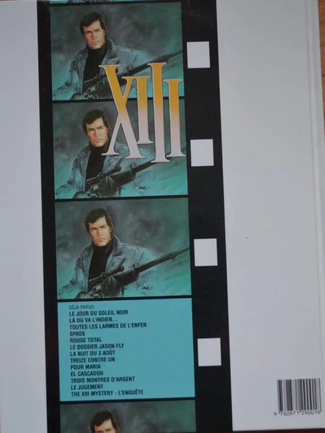 Verso de l'album XIII Tome 2 Là où va l'indien...