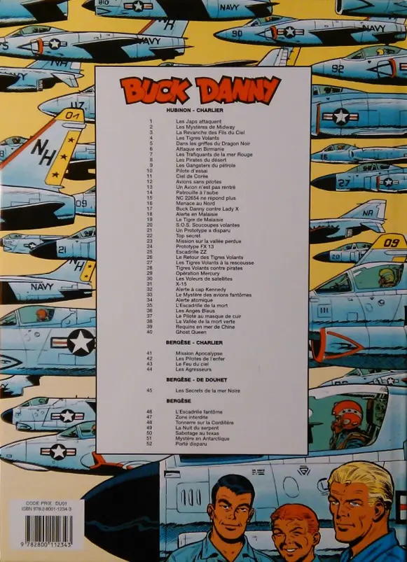 Verso de l'album Buck Danny Tome 38 La vallée de la mort verte